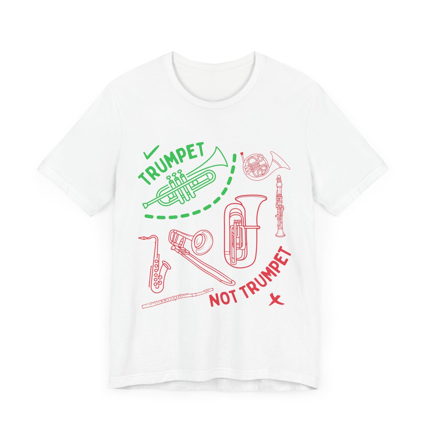 TRUMPET / NOT TRUMPET - cool meme Tee