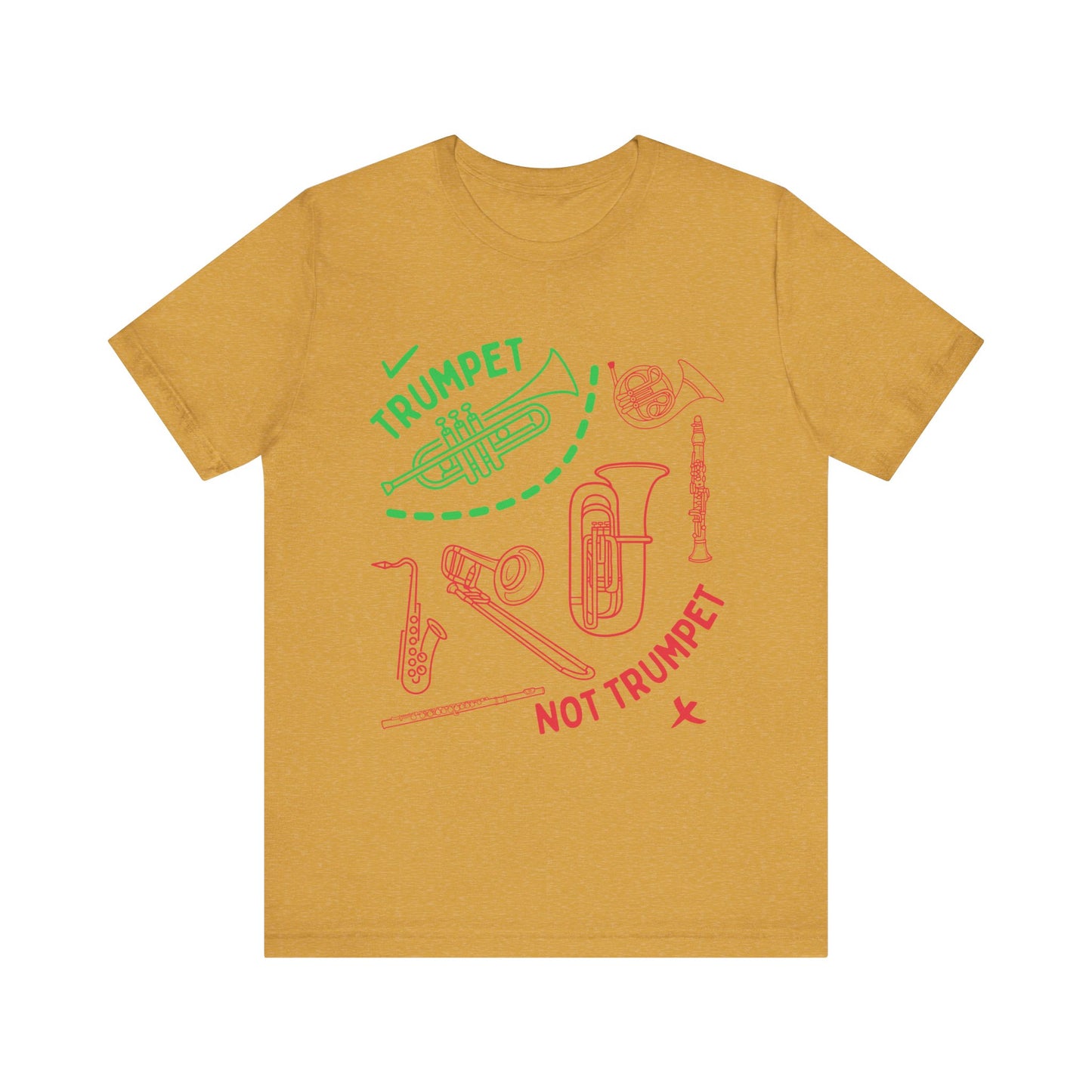 TRUMPET / NOT TRUMPET - cool meme Tee