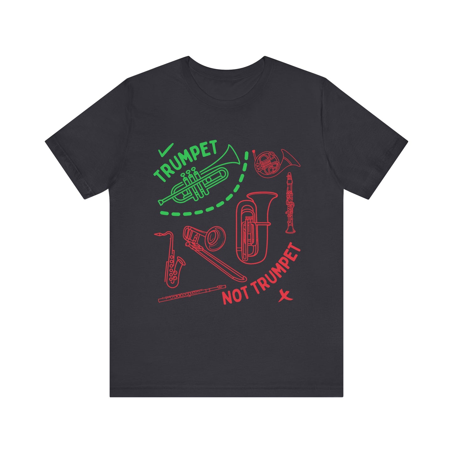 TRUMPET / NOT TRUMPET - cool meme Tee
