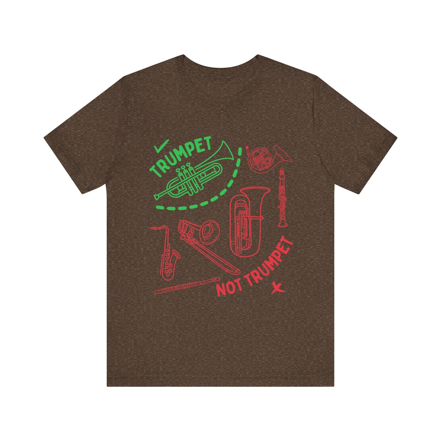 TRUMPET / NOT TRUMPET - cool meme Tee