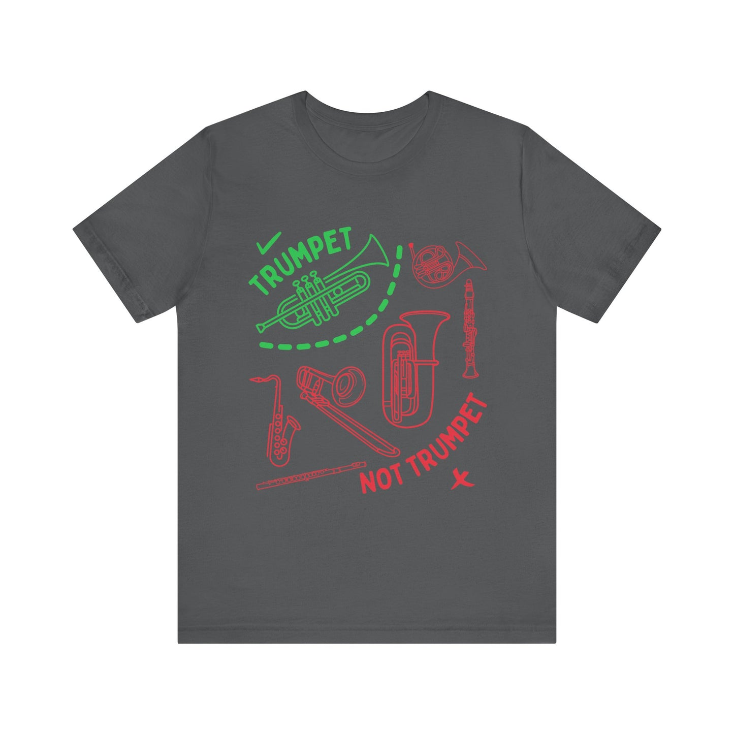 TRUMPET / NOT TRUMPET - cool meme Tee
